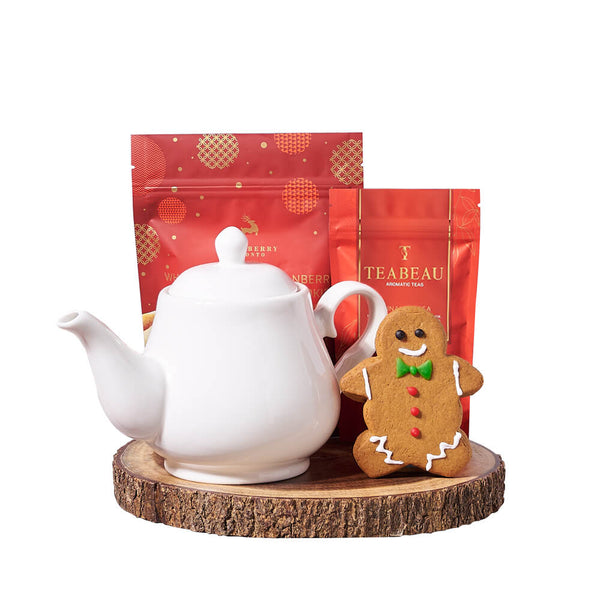 Christmas Tea & Cookie Gift Board Christmas gift baskets Canada
