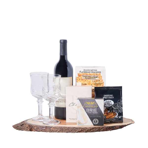 A Gift To Entertain Two Wine Board wine gift baskets Canada