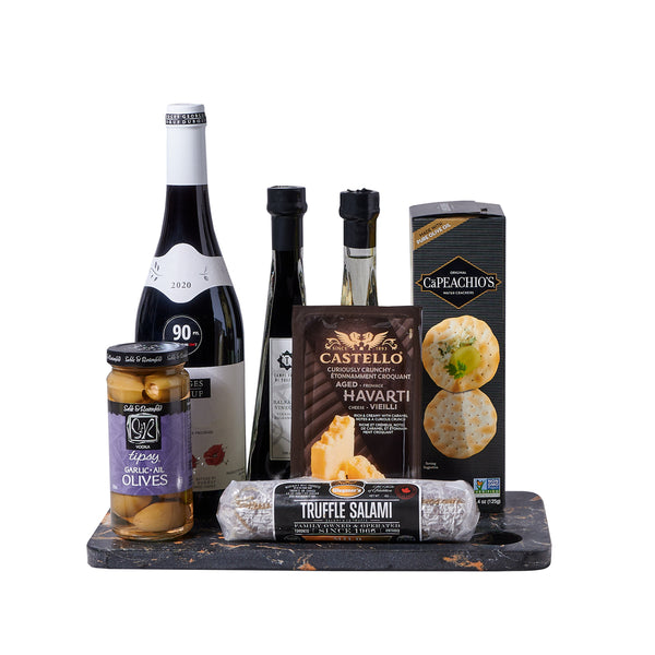 Bright Delights Board Wine Gift wine gift baskets Canada delivery