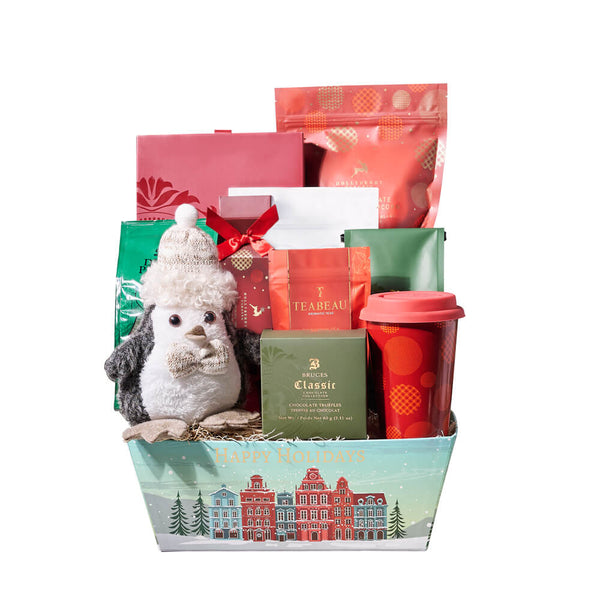 Noel Penguin & Gourmet Gift Christmas gift baskets Canada delivery