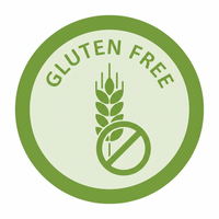 Gluten-free vegan organic dietary icon