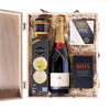 Champagne & Cheese Gift Box, champagne gift, champagne, sparkling wine, sparkling wine gift, gourmet gift, gourmet, cheese gift, cheese