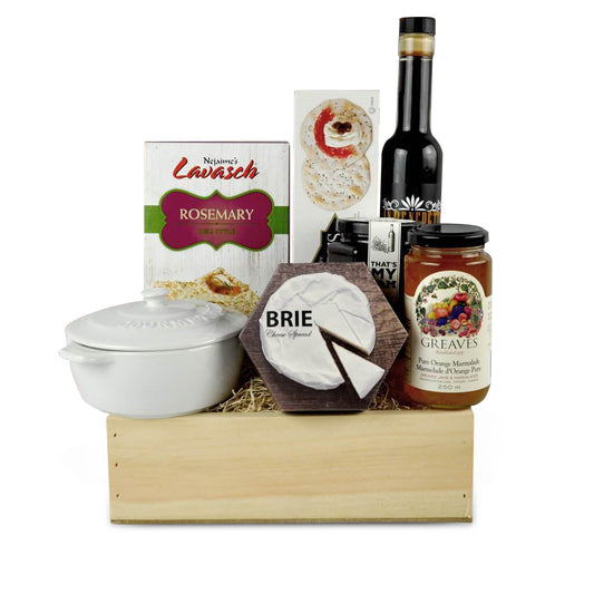 The Brie Baker Gourmet Gift Basket