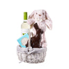 Easter Wine & Chocolate Gift Set, wine gift, wine, chocolate gift, chocolate, plush gift, plush, gourmet gift, gourmet