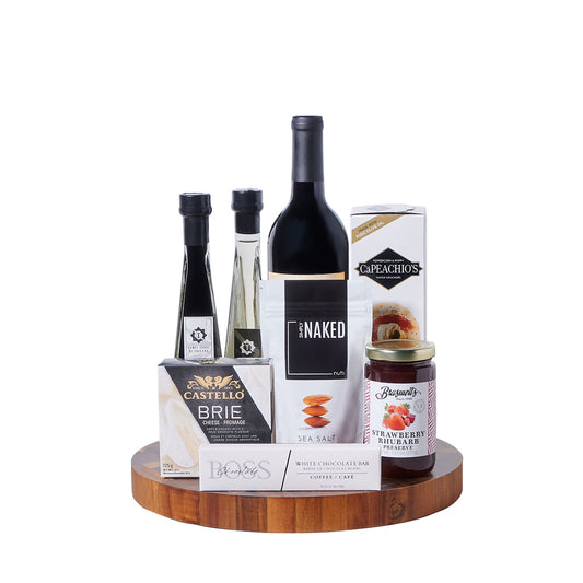 Splendid Wine & Charcuterie Board, wine gift, wine, gourmet gift, gourmet