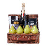 The Gourmet Pear Champagne Gift Basket, gourmet gift, gourmet, champagne gift, champagne, sparkling wine gift, sparkling wine, fruit gift, fruit