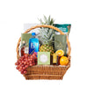 Some Light Snacking & Water Gift Basket, gourmet gift, gourmet, fruit gift, fruit