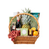 Some Light Snacking & Champagne Gift Basket, gourmet gift, gourmet, sparkling wine gift, sparkling wine, champagne gift, champagne, fruit gift, fruit