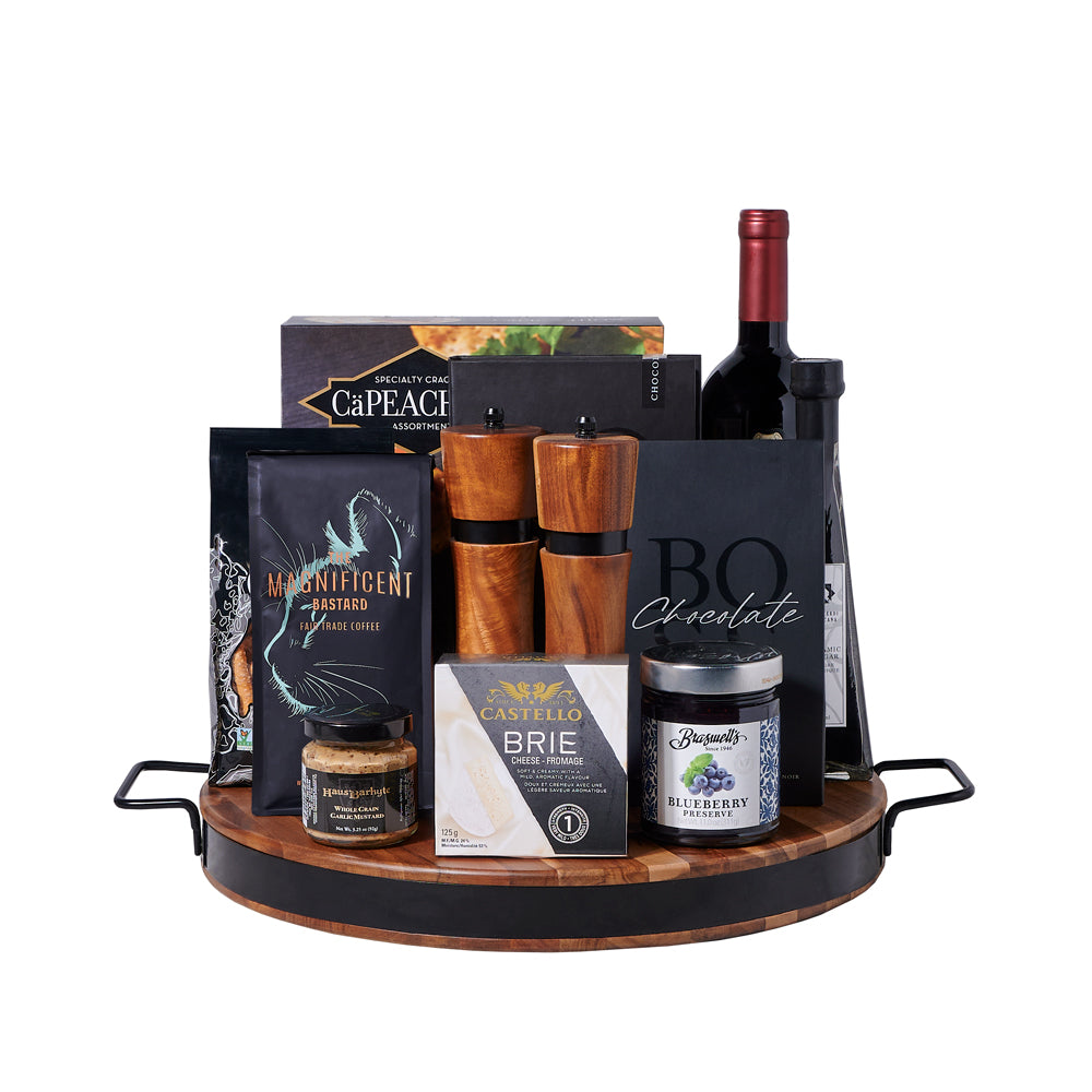 A Grand Celebration Wine &amp; Cheeseboard Gift, gourmet gift, gourmet, wine gift, wine