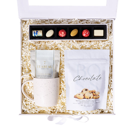 Earnest Tea & Treat Gift Box, gourmet gift, gourmet, tea, tea gift