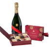 Champagne & Chocolate Duo Gift Set, Christmas Gift Baskets, Champagne Gift Baskets, Gourmet Gift Baskets, Chocolate Gift Baskets, Chocolate Truffles, Champagne, Xmas Gifts, Canada Delivery